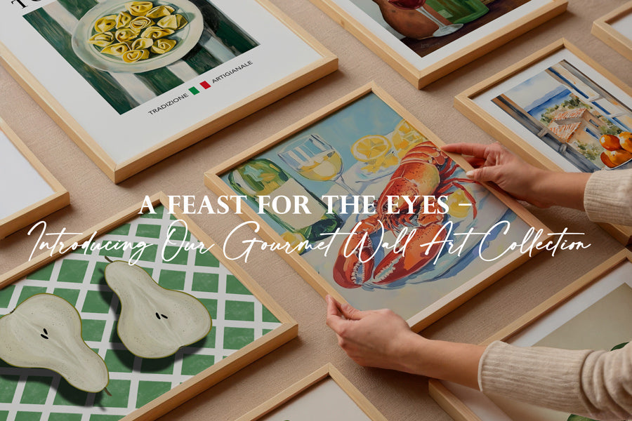 🍽 A Feast for the Eyes – Introducing Our Gourmet Wall Art Collection