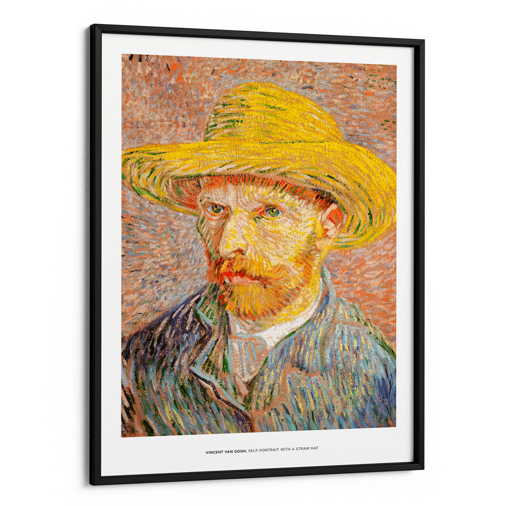 Vicent Van Gogh - Self-Portrait with a Straw Hat - XS / Matte Paper / Rolled Art - Nook At You