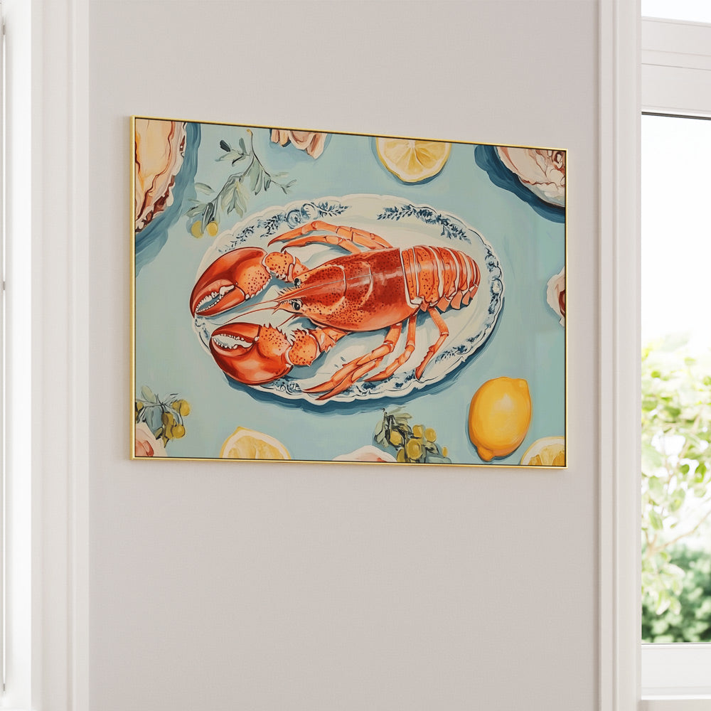 Gourmet Lobster Feast - XS / Matte Paper / Rolled Art - Nook At You