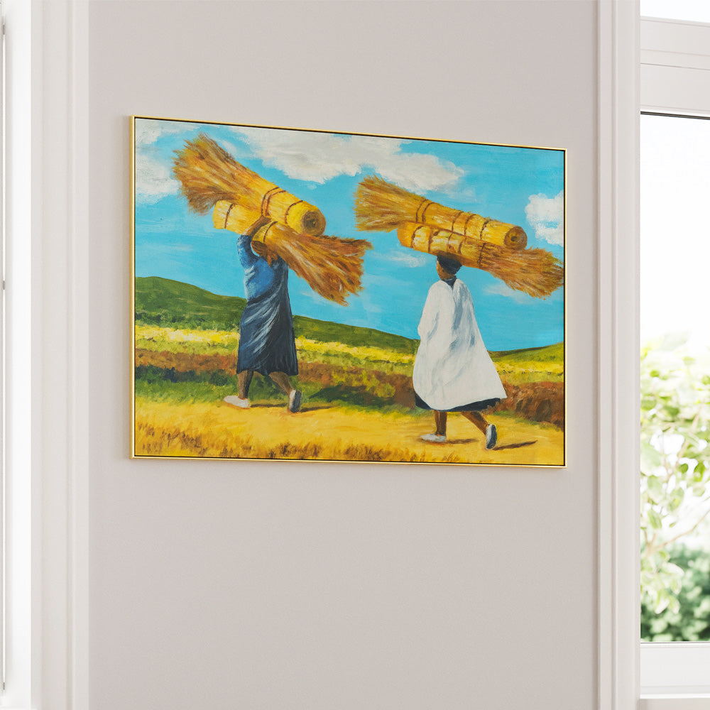 Balance by Colleen Hefer – African Landscape Painting - XS / Matte Paper / Rolled Art - Nook At You