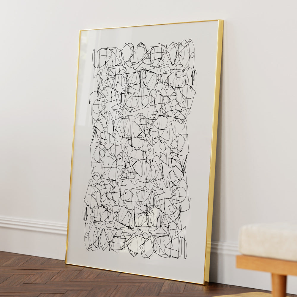 Circuitry Canvas Painting - XS / Matte Paper / Rolled Art - Nook At You