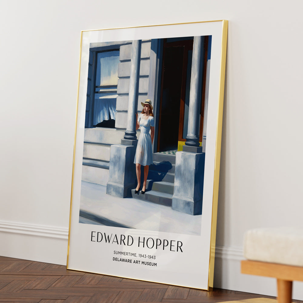 Edward Hopper - Summertime Exhibition Poster - XS / Matte Paper / Rolled Art - Nook At You