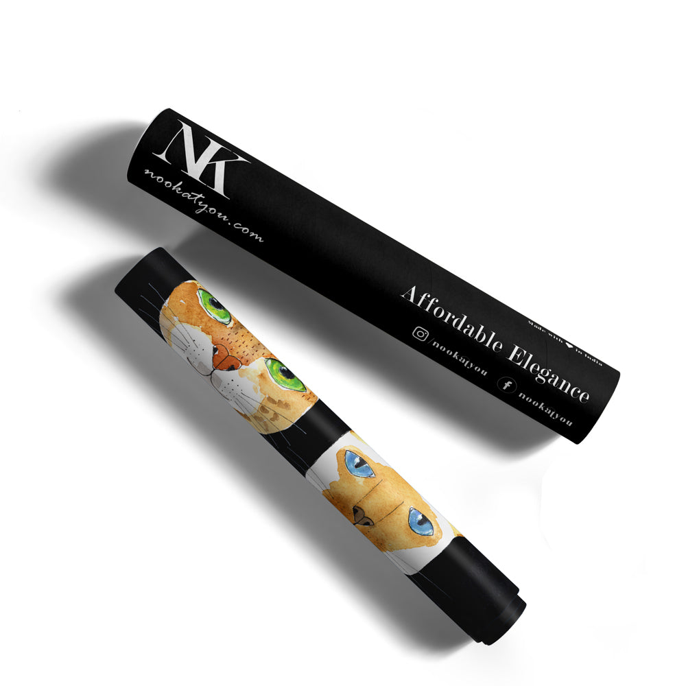 Cats Drinking Best Friends - XS / Matte Paper / Rolled Art - Nook At You