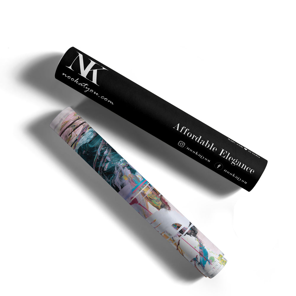 Statement No. 2 Canvas Painting - XS / Matte Paper / Rolled Art - Nook At You