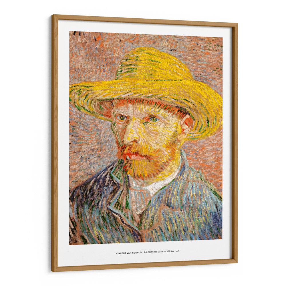 Vicent Van Gogh - Self-Portrait with a Straw Hat - XS / Matte Paper / Rolled Art - Nook At You