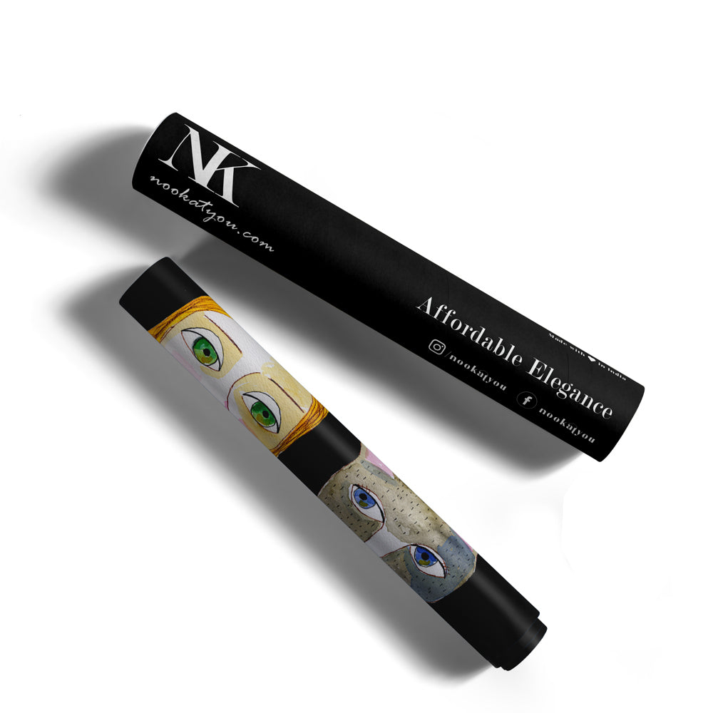 Best Friends - XS / Matte Paper / Rolled Art - Nook At You