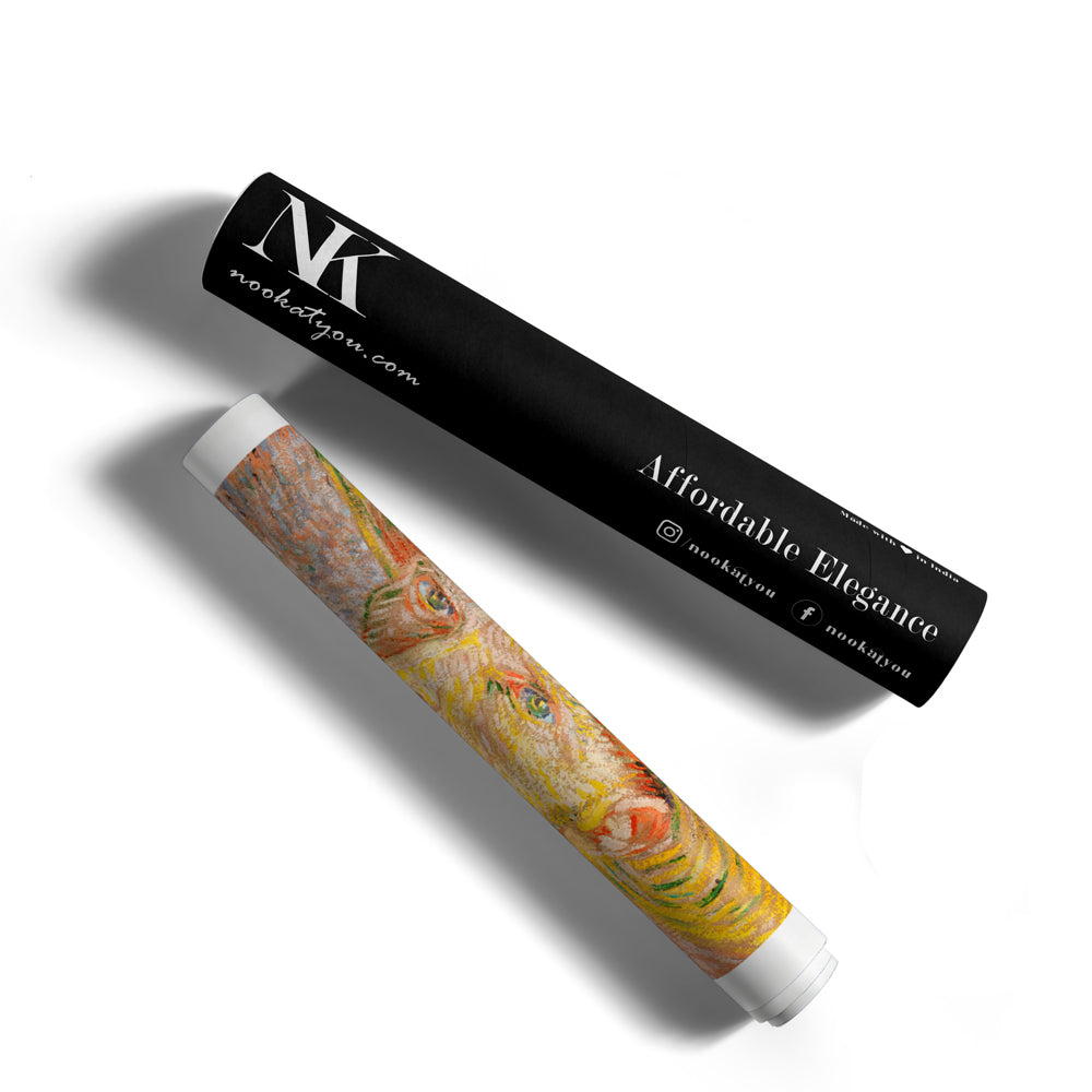 Vicent Van Gogh - Self-Portrait with a Straw Hat - XS / Matte Paper / Rolled Art - Nook At You