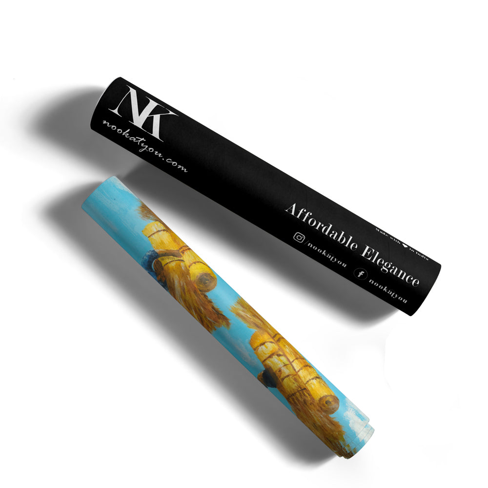 Balance by Colleen Hefer – African Landscape Painting - XS / Matte Paper / Rolled Art - Nook At You