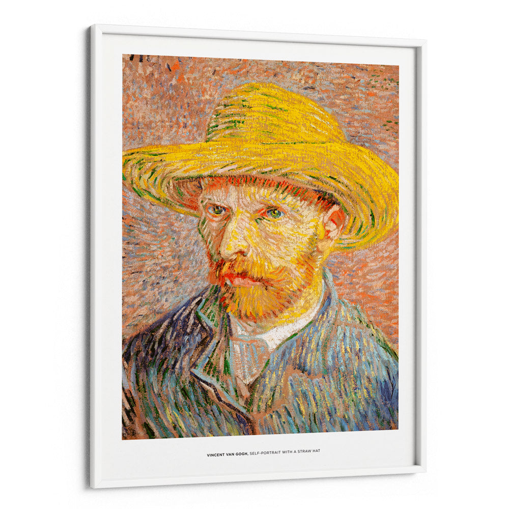 Vicent Van Gogh - Self-Portrait with a Straw Hat - XS / Matte Paper / Rolled Art - Nook At You
