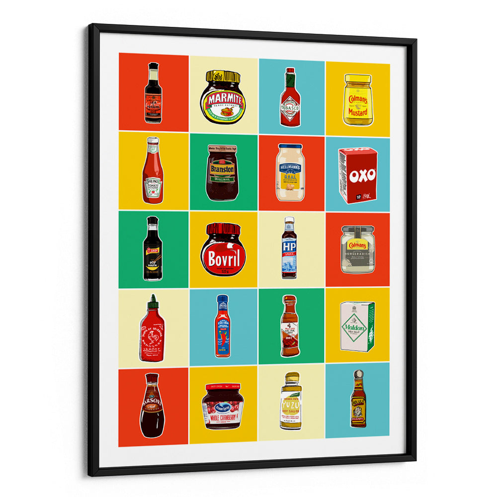 Taxonomy of Condiments Gourmet Wall Art - XS / Matte Paper / Rolled Art - Nook At You