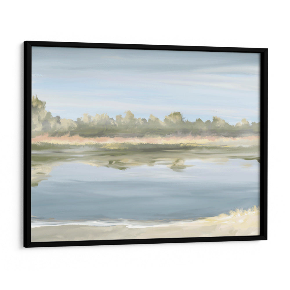 Waters Edge – Minimal Landscape Poster for Room Decor - XS / Matte Paper / Rolled Art - Nook At You