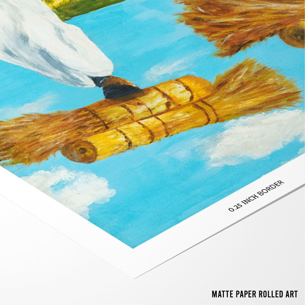 Balance by Colleen Hefer – African Landscape Painting - XS / Matte Paper / Rolled Art - Nook At You