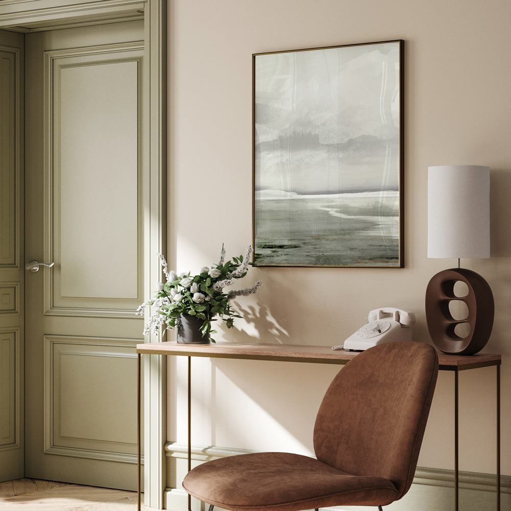 Tranquil Aquarelle Vistas Abstract Art-Rolled Art-Nook At You