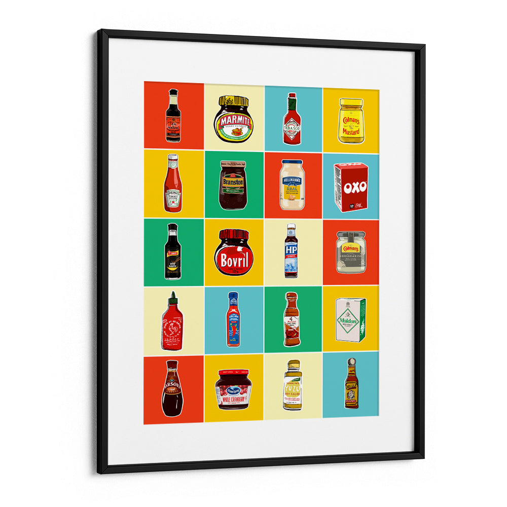 Taxonomy of Condiments Gourmet Wall Art - XS / Matte Paper / Rolled Art - Nook At You