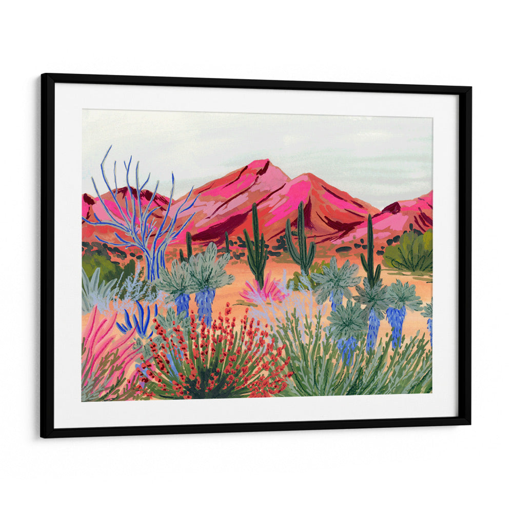 Bright Desert Landscape Poster - XS / Matte Paper / Rolled Art - Nook At You