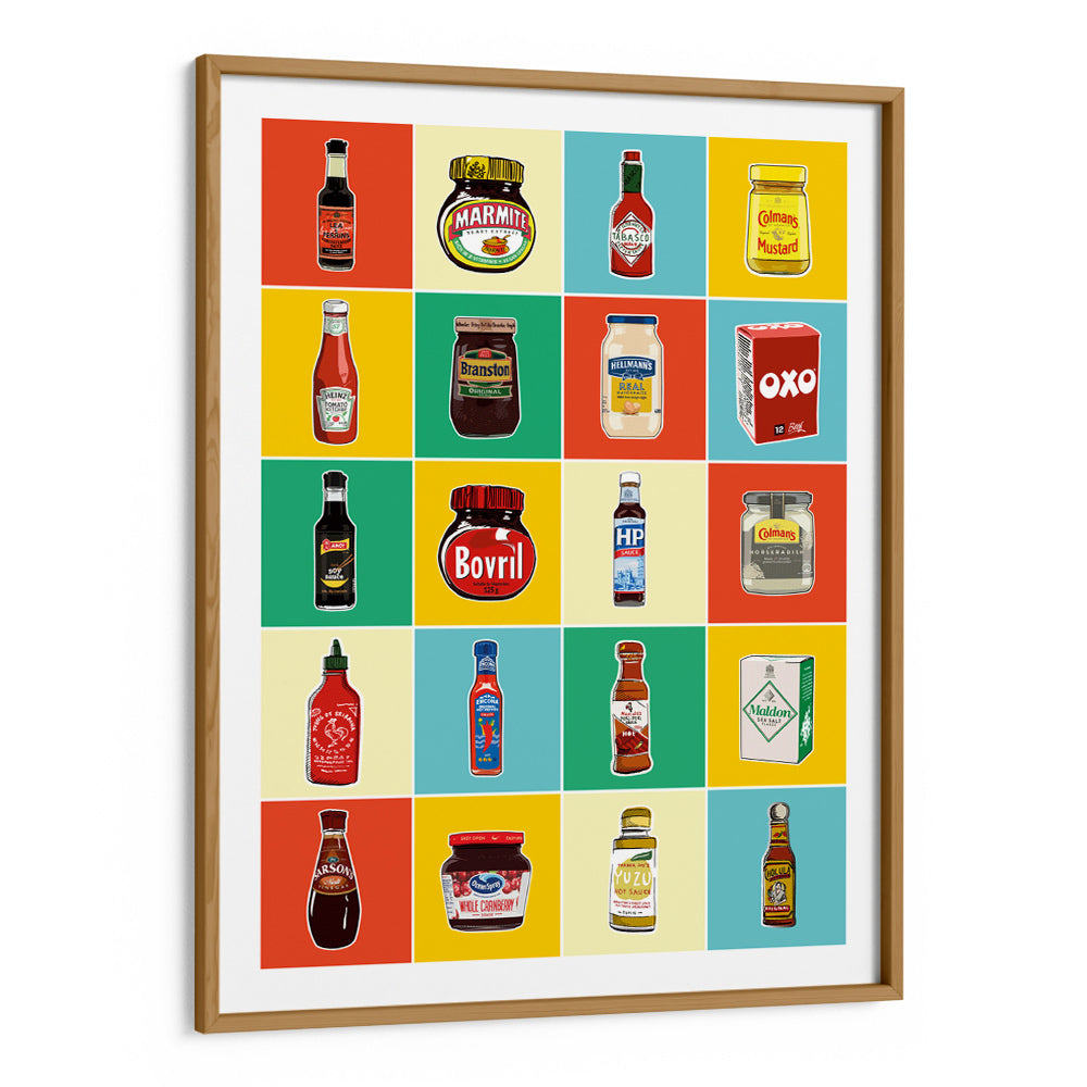 Taxonomy of Condiments Gourmet Wall Art - XS / Matte Paper / Rolled Art - Nook At You