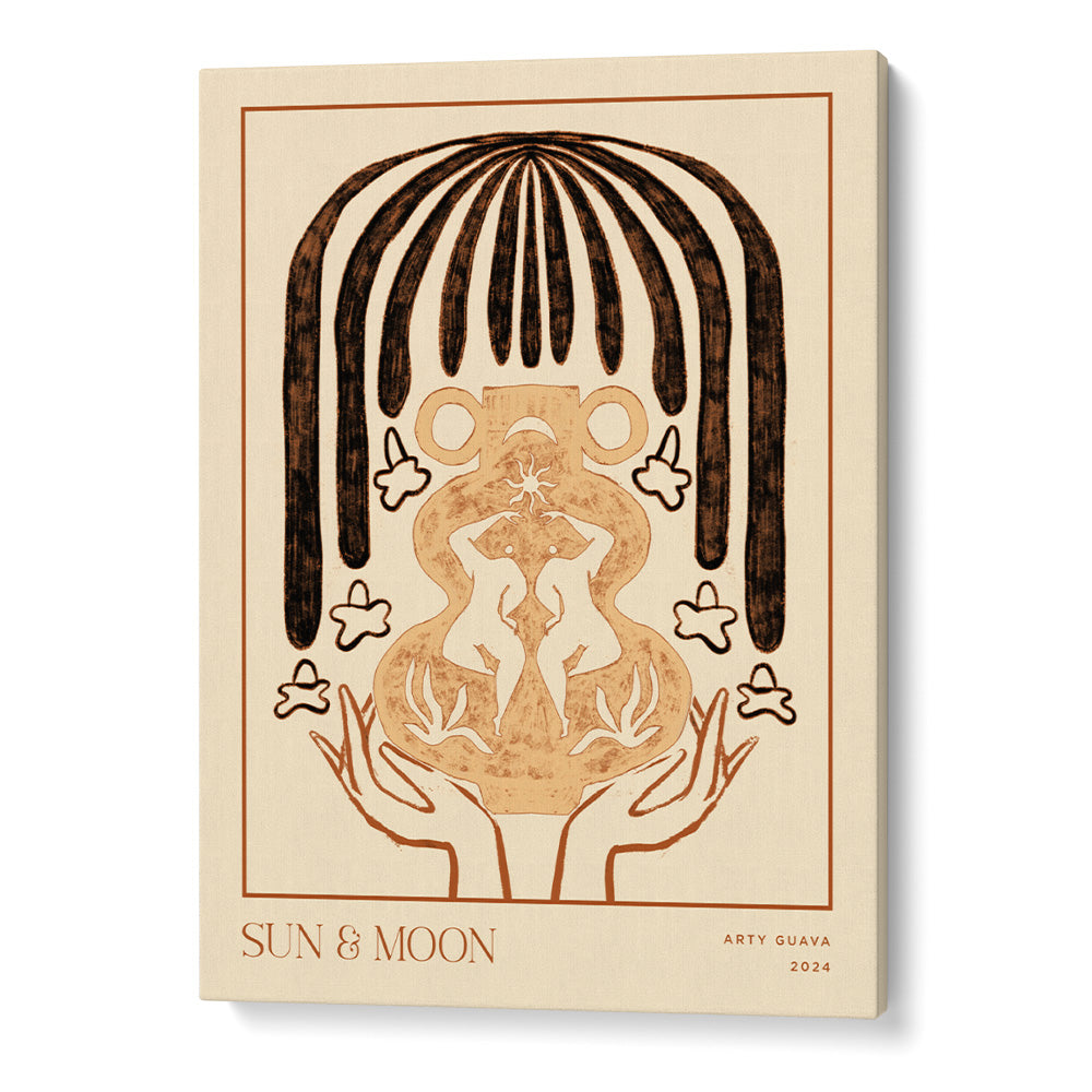 Boho Balance Gallery Wall Set Of 5 - 93Wx45H / Canvas / Rolled Art - Nook At You