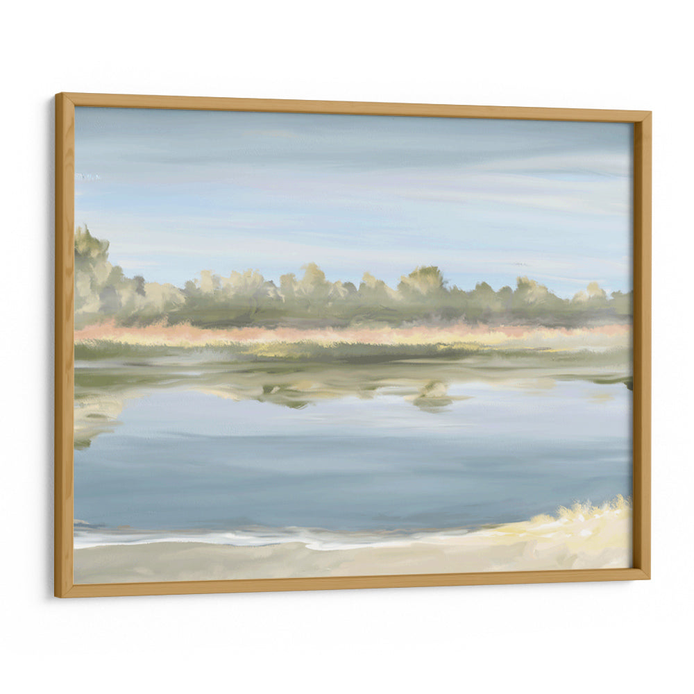 Waters Edge – Minimal Landscape Poster for Room Decor - XS / Matte Paper / Rolled Art - Nook At You