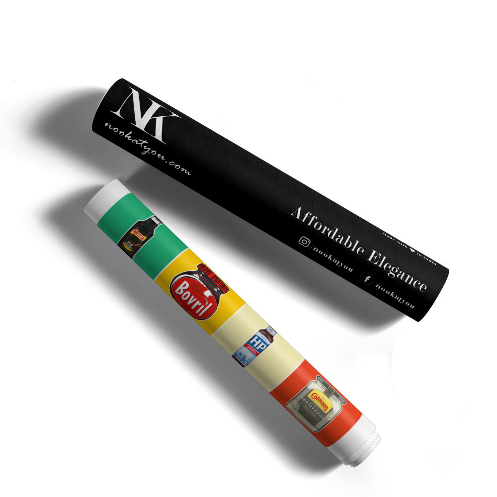 Taxonomy of Condiments Gourmet Wall Art - XS / Matte Paper / Rolled Art - Nook At You