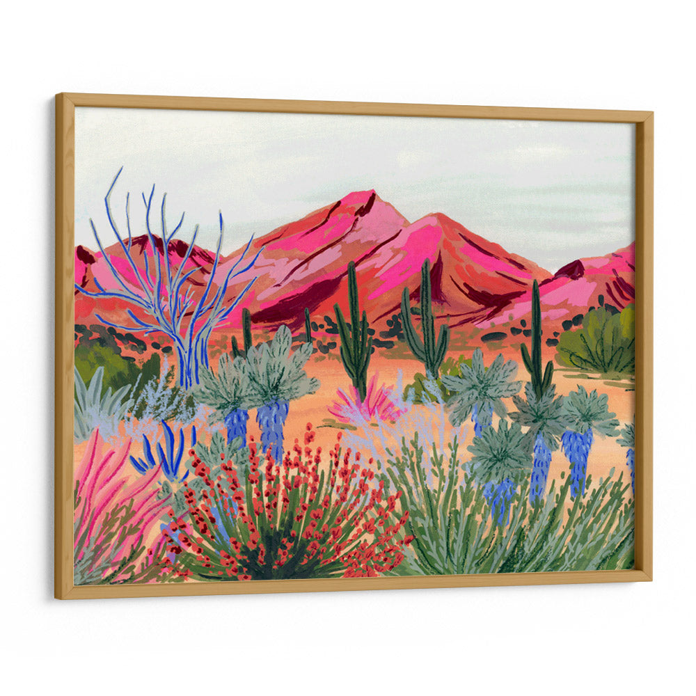 Bright Desert Landscape Poster - XS / Matte Paper / Rolled Art - Nook At You