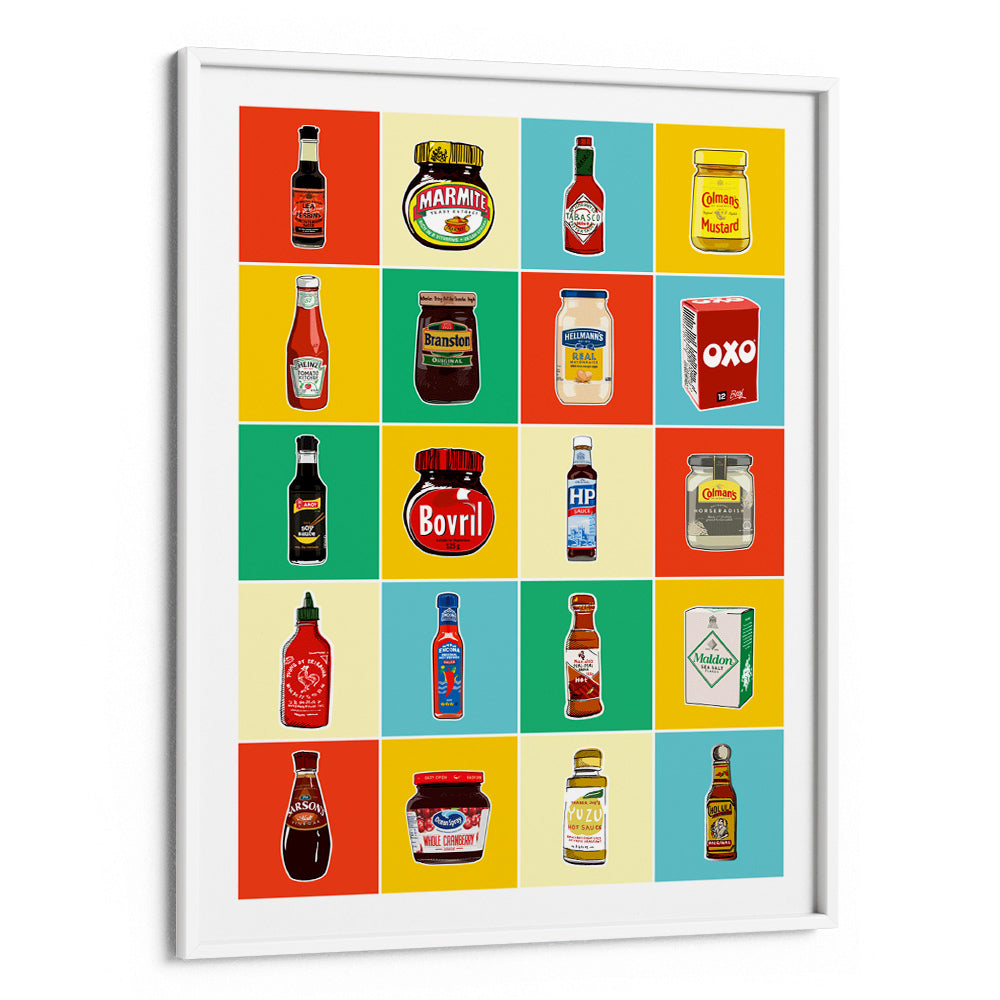 Taxonomy of Condiments Gourmet Wall Art - XS / Matte Paper / Rolled Art - Nook At You
