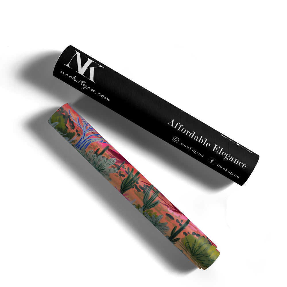 Bright Desert Landscape Poster - XS / Matte Paper / Rolled Art - Nook At You