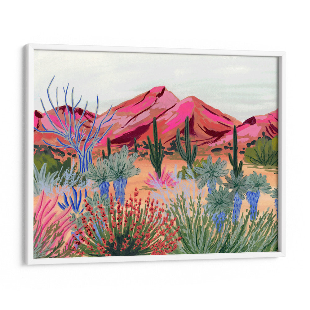 Bright Desert Landscape Poster - XS / Matte Paper / Rolled Art - Nook At You