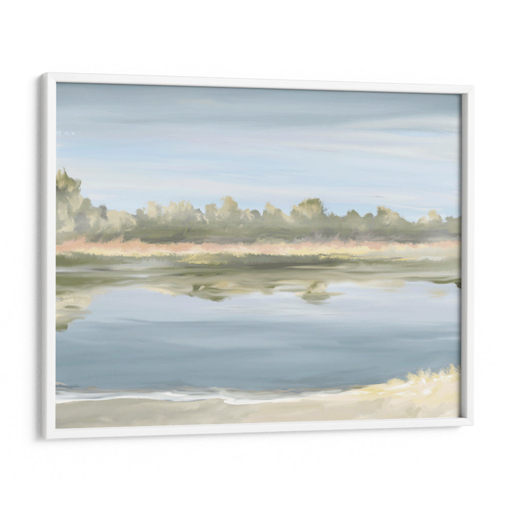Waters Edge – Minimal Landscape Poster for Room Decor - XS / Matte Paper / Rolled Art - Nook At You