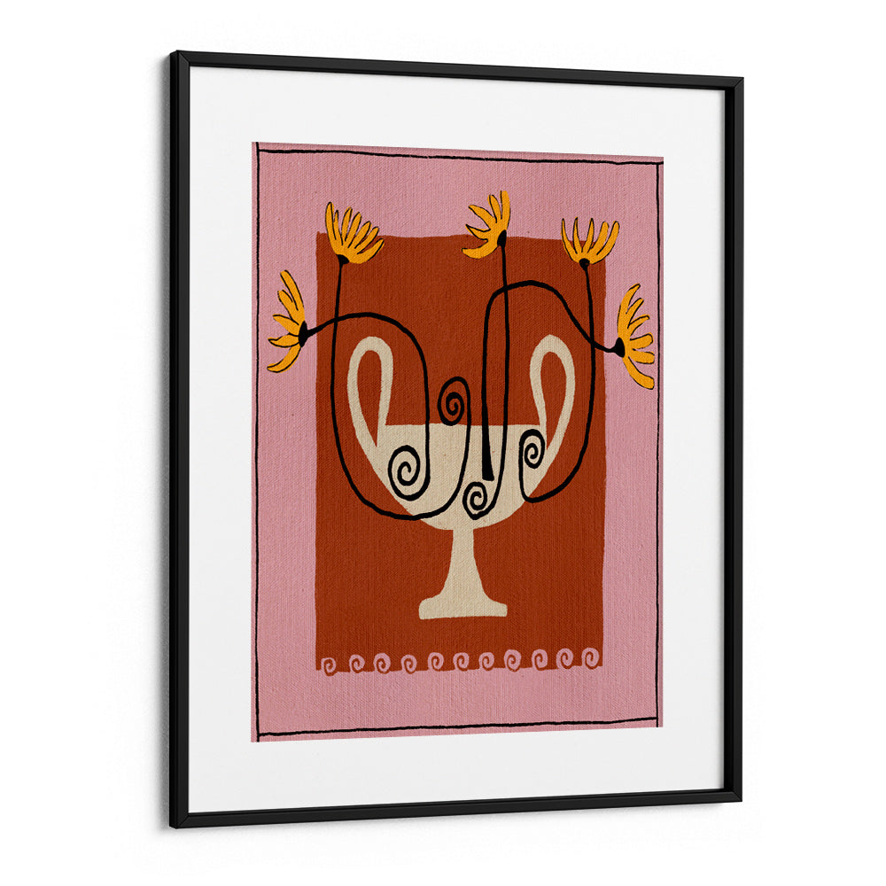 The Spiraled Vase Boho Wall Art - XS / Matte Paper / Rolled Art - Nook At You