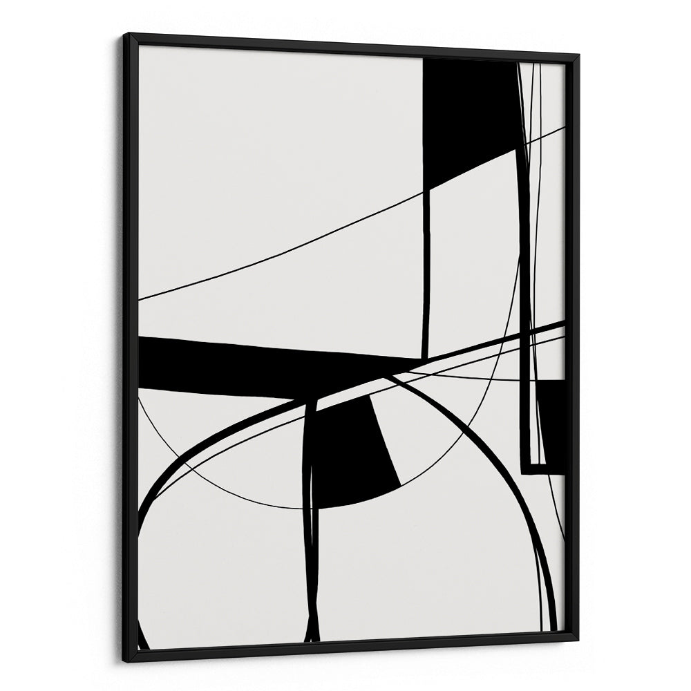 Crossed Paths II Abstract Wall Art - XS / Matte Paper / Rolled Art - Nook At You