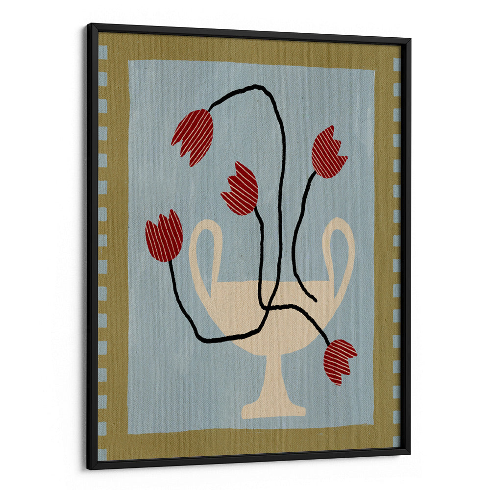 Tangled Bloom Canvas Painting - XS / Matte Paper / Rolled Art - Nook At You