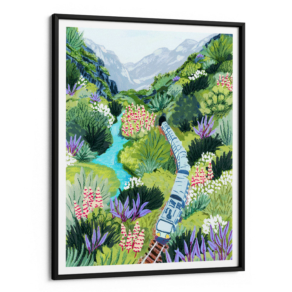 Train Travel Wall Art Poster - XS / Matte Paper / Rolled Art - Nook At You