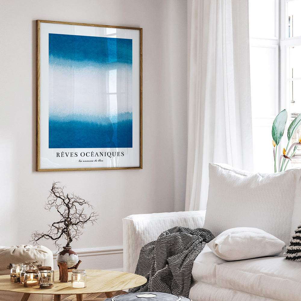 Rêve Océanique No. 2 Abstract Art-Rolled Art-Nook At You