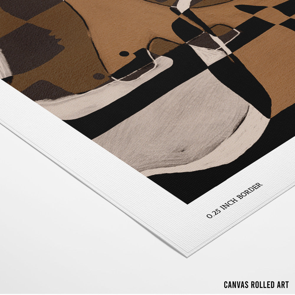 Fragment Abstract Wall Art Print - XS / Matte Paper / Rolled Art - Nook At You