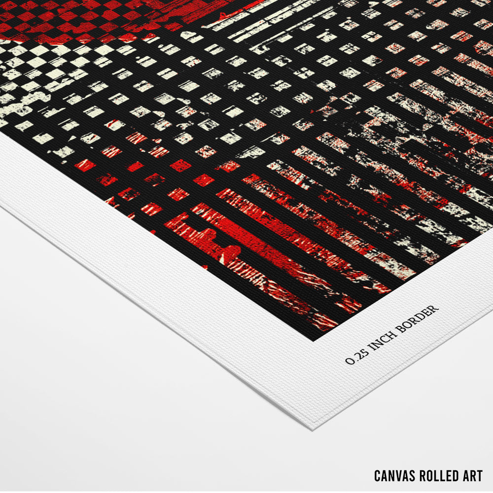 Empire Sun Canvas Painting - XS / Matte Paper / Rolled Art - Nook At You