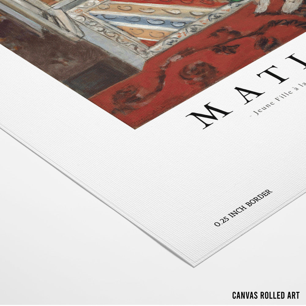 Jeune Fille a La Mauresque 1939 Wall Art Poster - XS / Matte Paper / Rolled Art - Nook At You