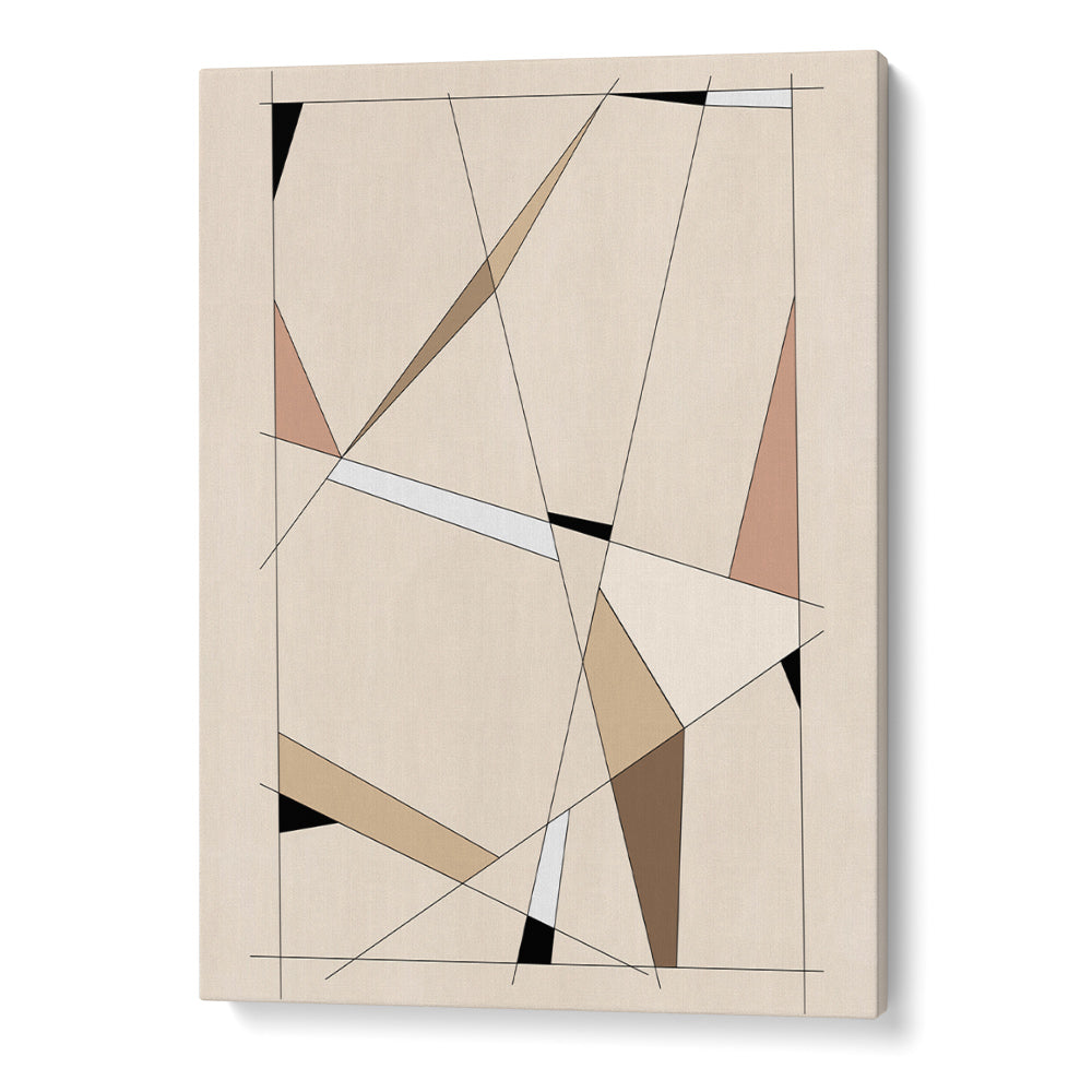 Terra Tones – Modern Canvas Painting - XS / Matte Paper / Rolled Art - Nook At You