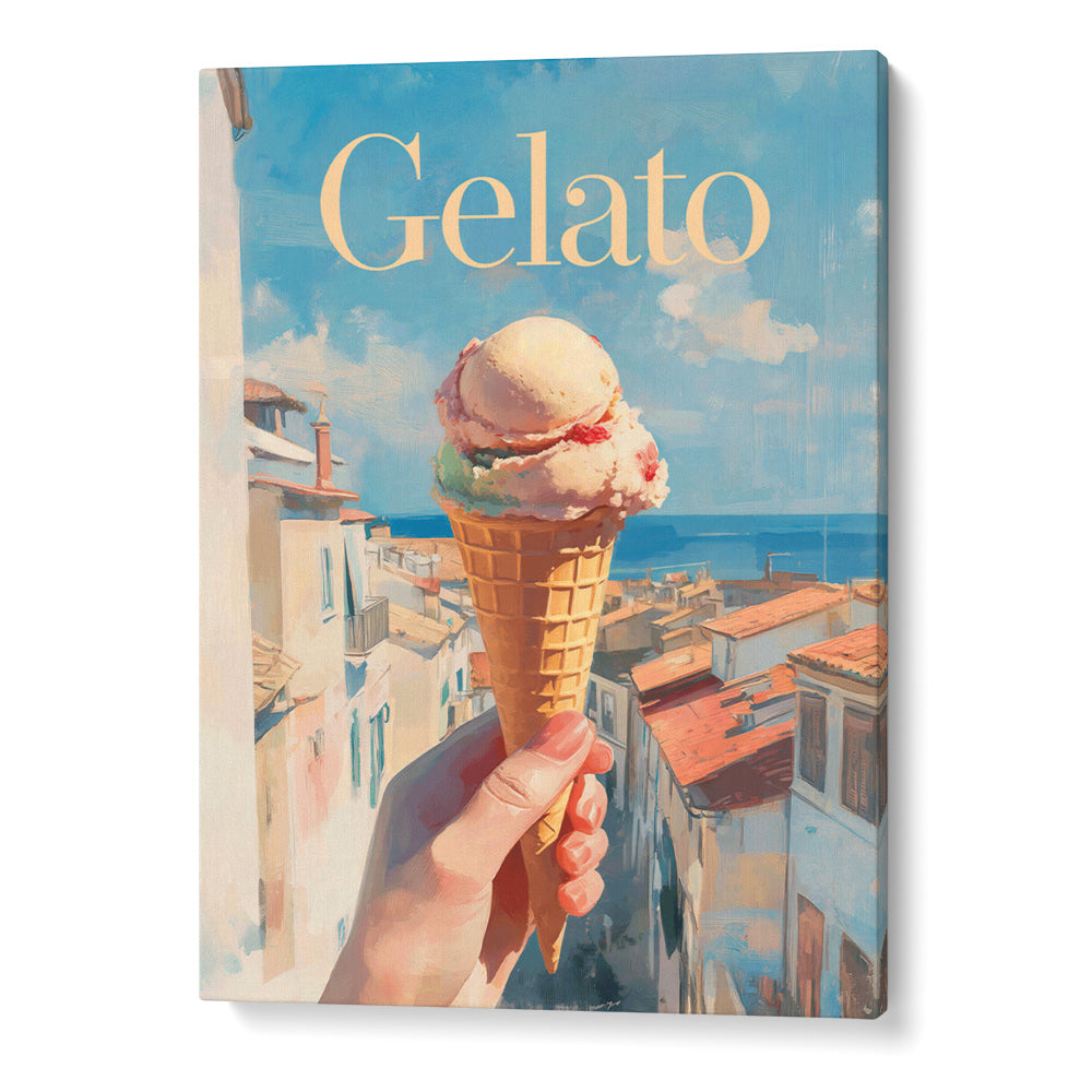 Gelato – Italian Coastal Ice Cream Art Print | Nook At You