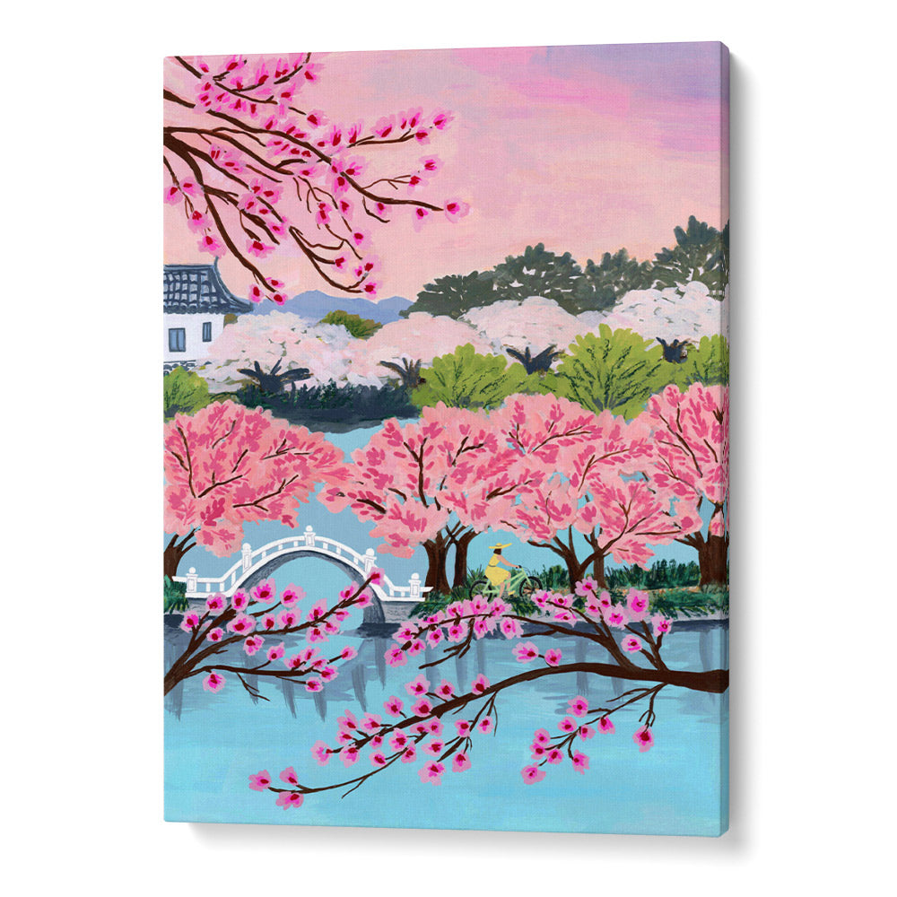 Blossom Ride wall art poster - XS / Matte Paper / Rolled Art - Nook At You