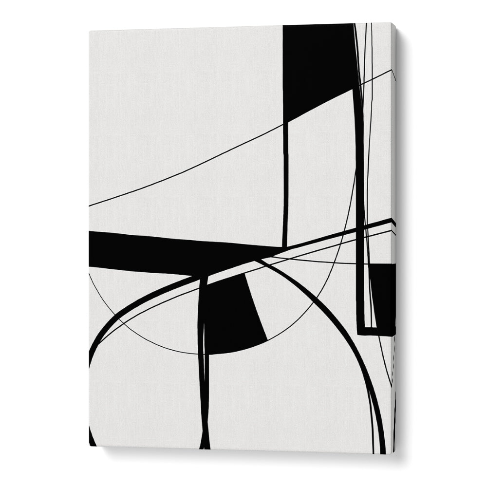 Crossed Paths II Abstract Wall Art - XS / Matte Paper / Rolled Art - Nook At You