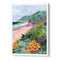 Coastal Bluffs Floral Seaside Landscape Art Painting