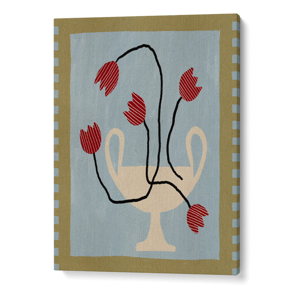 Tangled Bloom Canvas Painting - XS / Matte Paper / Rolled Art - Nook At You