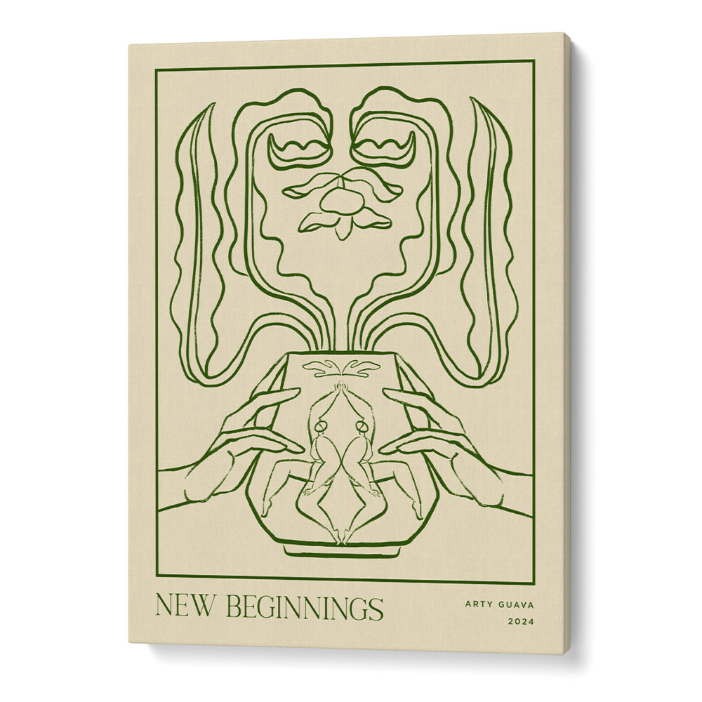 New Beginnings Canvas Painting - XS / Matte Paper / Rolled Art - Nook At You