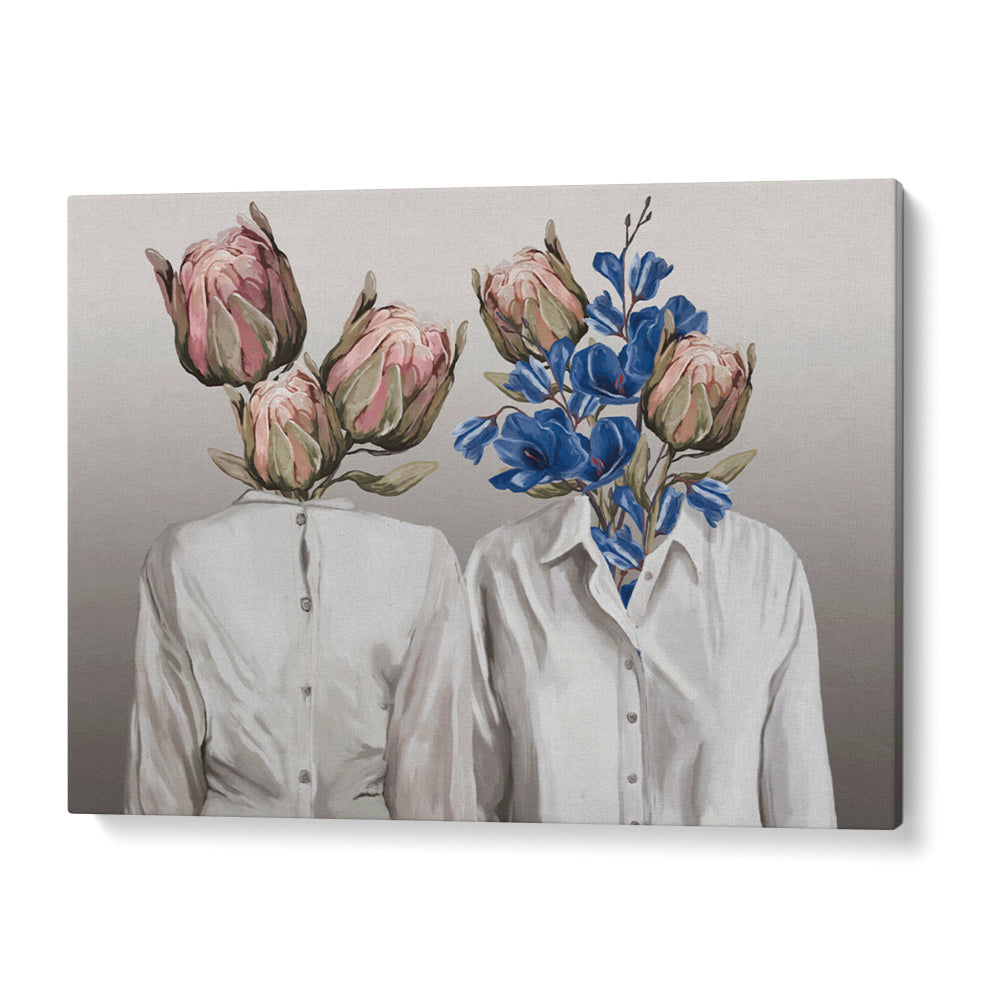 Botanical Souls | Surreal Floral Figures Canvas Wall Art Poster | Nook ...