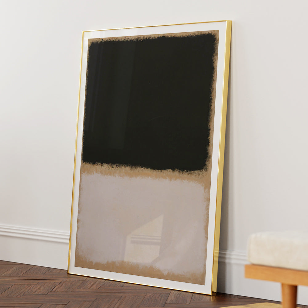 Contrast Horizons Abstract Painting - XS / Matte Paper / Rolled Art - Nook At You