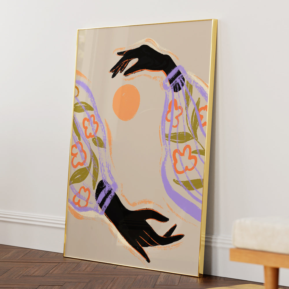 Embrace The Sun Canvas Prints - XS / Matte Paper / Rolled Art - Nook At You