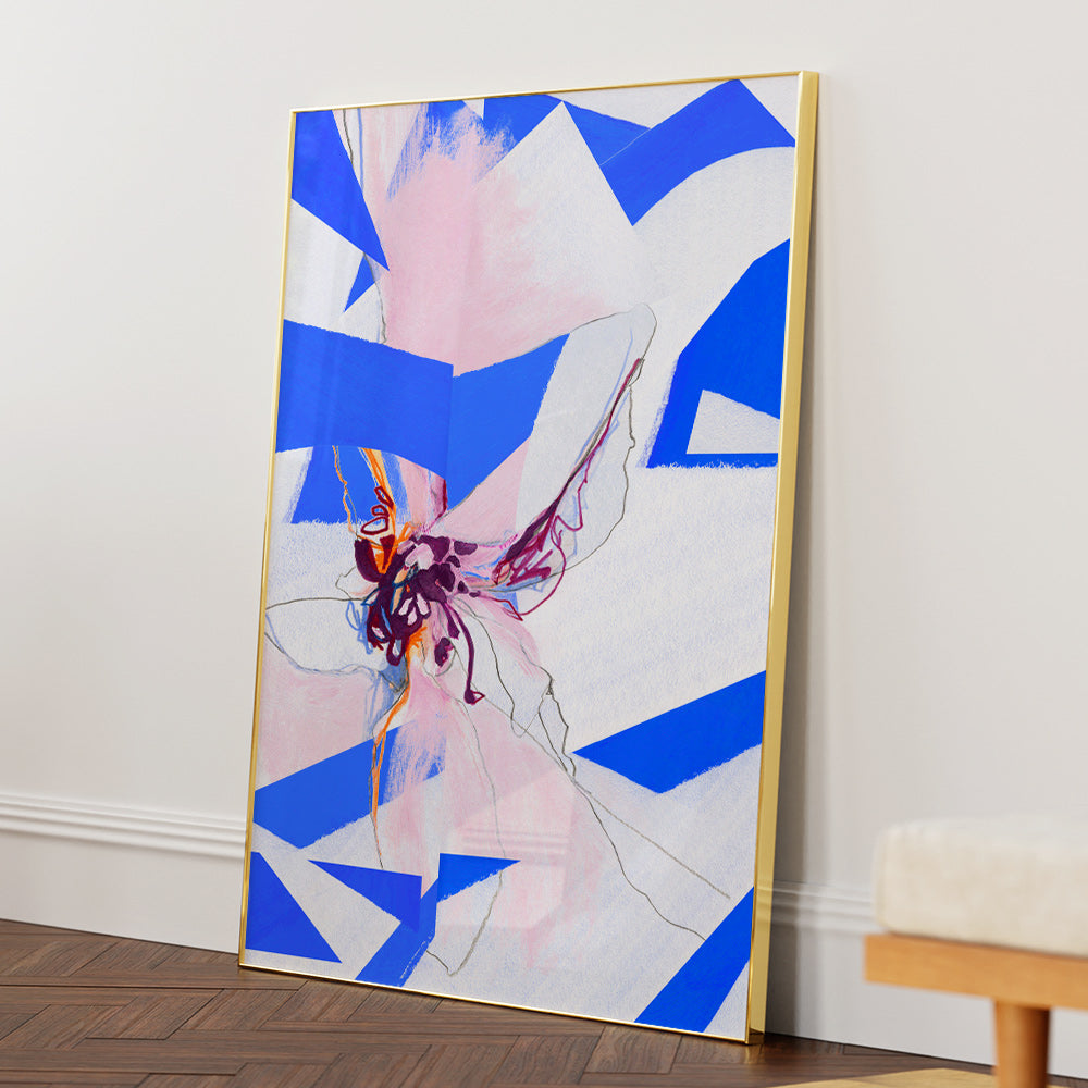 Blossom Fractals Wall Art Print - XS / Matte Paper / Rolled Art - Nook At You