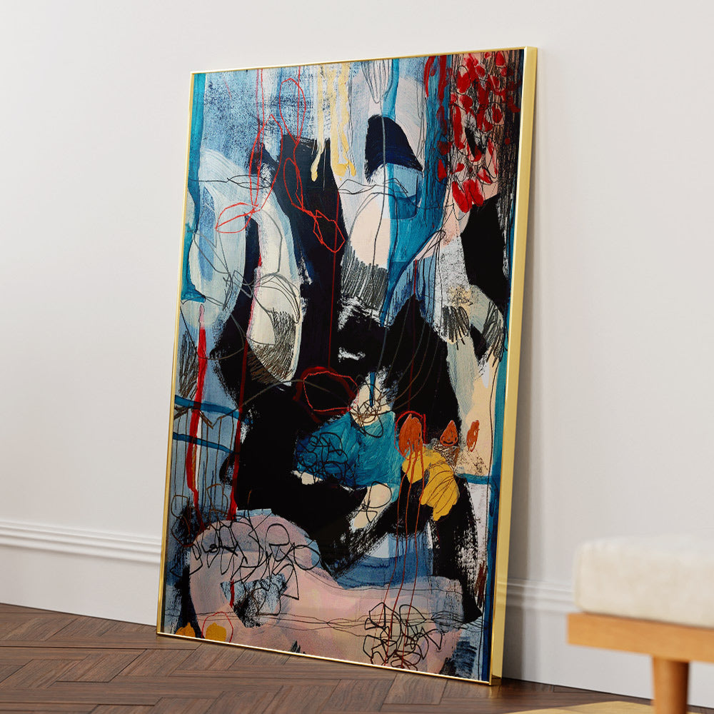 Chaotic Symphony Canvas Print - XS / Matte Paper / Rolled Art - Nook At You