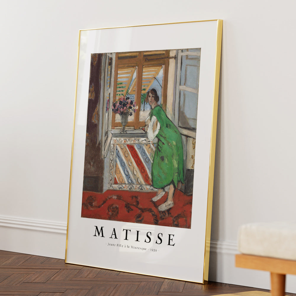 Jeune Fille a La Mauresque 1939 Wall Art Poster - XS / Matte Paper / Rolled Art - Nook At You