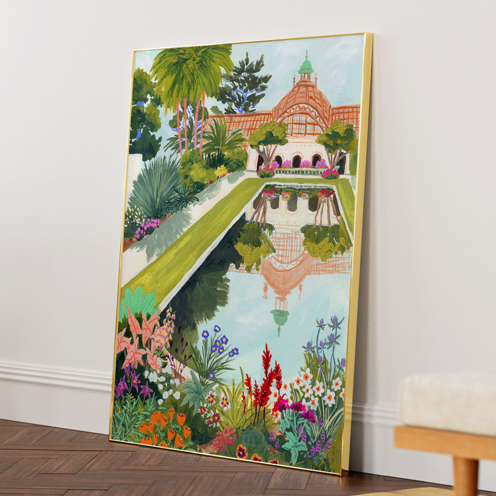 Balboa Park Landscape Wall Art - XS / Matte Paper / Rolled Art - Nook At You